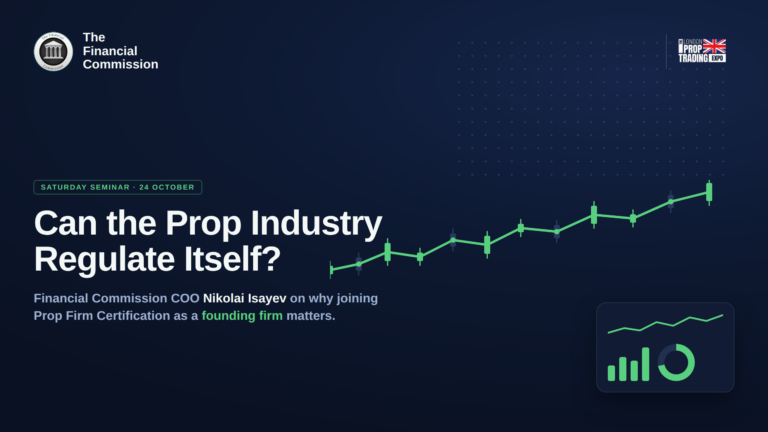 Financial Commission COO to Headline Saturday Seminar at the London Prop Trading Expo: “Can the Prop Industry Regulate Itself?”